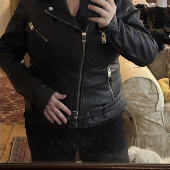 Lamarque Black Leather Jacket - Picture 8 of 8